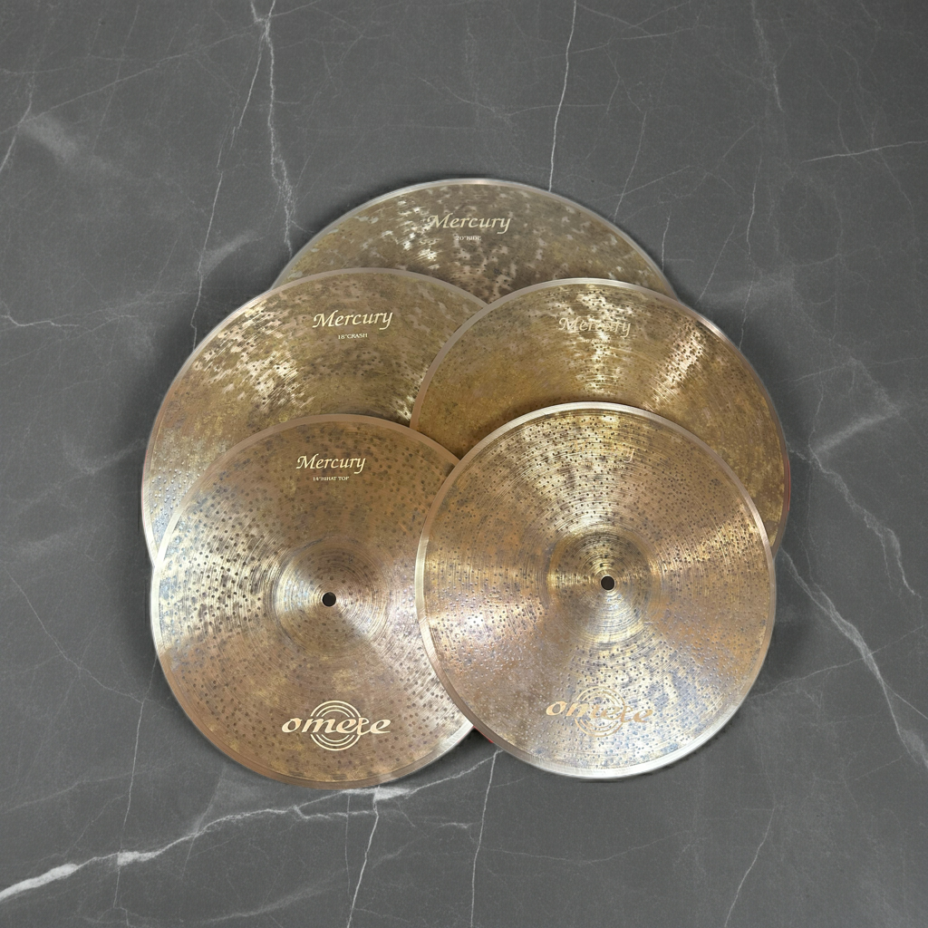 Omete Mercury Series Cymbals- 5 Pack – RL Drums Omete Mercury Series Cymbals- 5 Pack – RL Drums