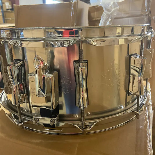 Patterned Stainless Snare Drum JBSS1081