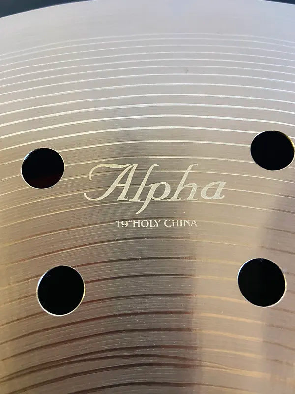 Omete Alpha Series Cymbals - Holy China
