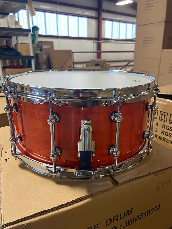 Orange Burst Snare Drum