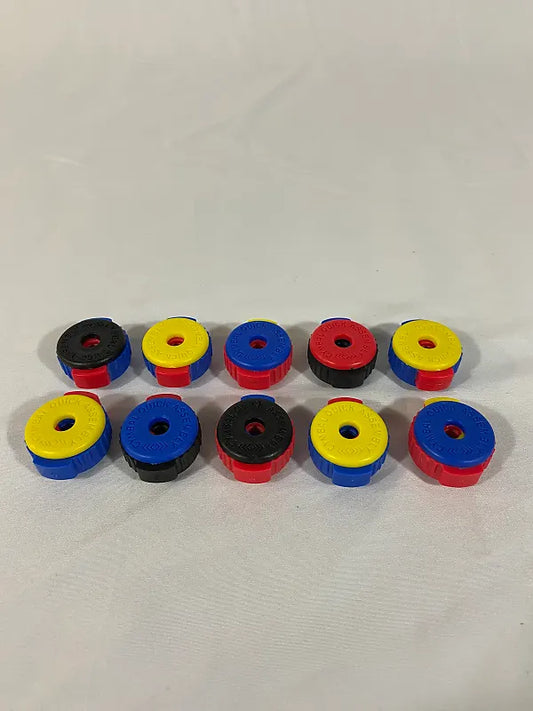 Omete Cymbal Quick Assemblies - Multi-Color - 10 Pack