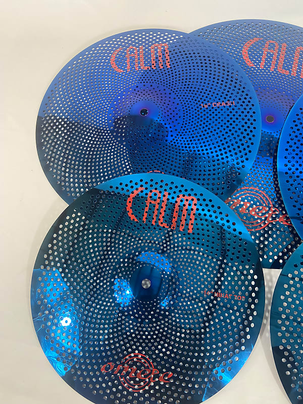 Omete Calm Series Cymbals - Blue - 4 Pack