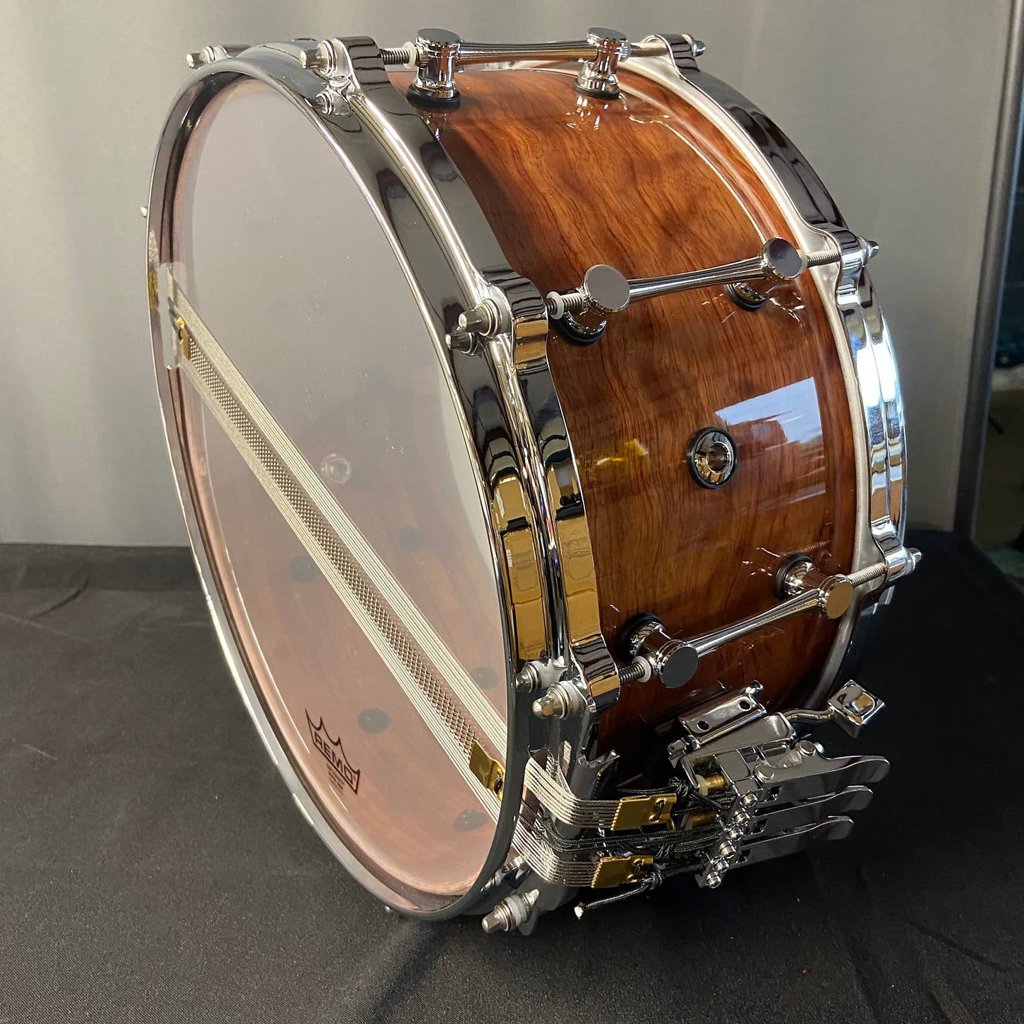 Bubinga Wood Snare Drum Concert M1