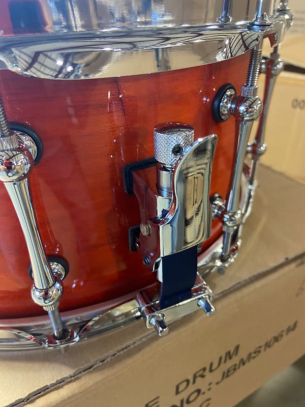 Orange Burst Snare Drum