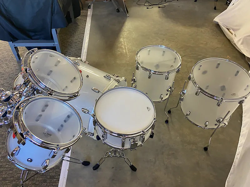 Frost White Acrylic Drum Set