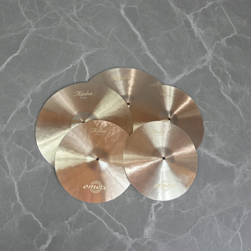 Omete Alpha Series Cymbal - 5 Pack