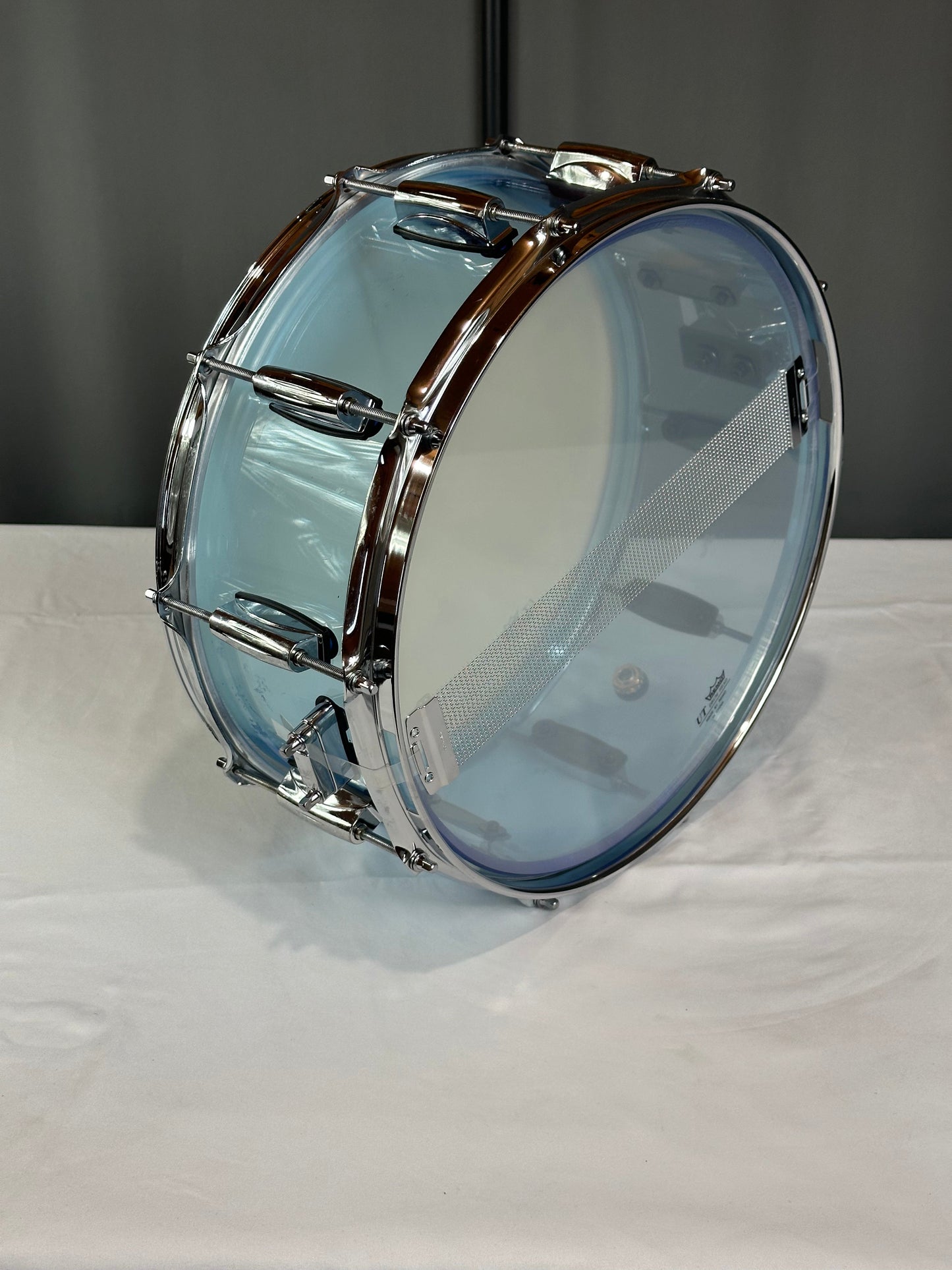Transparent Blue Acrylic Snare Drum SD14x6-TB