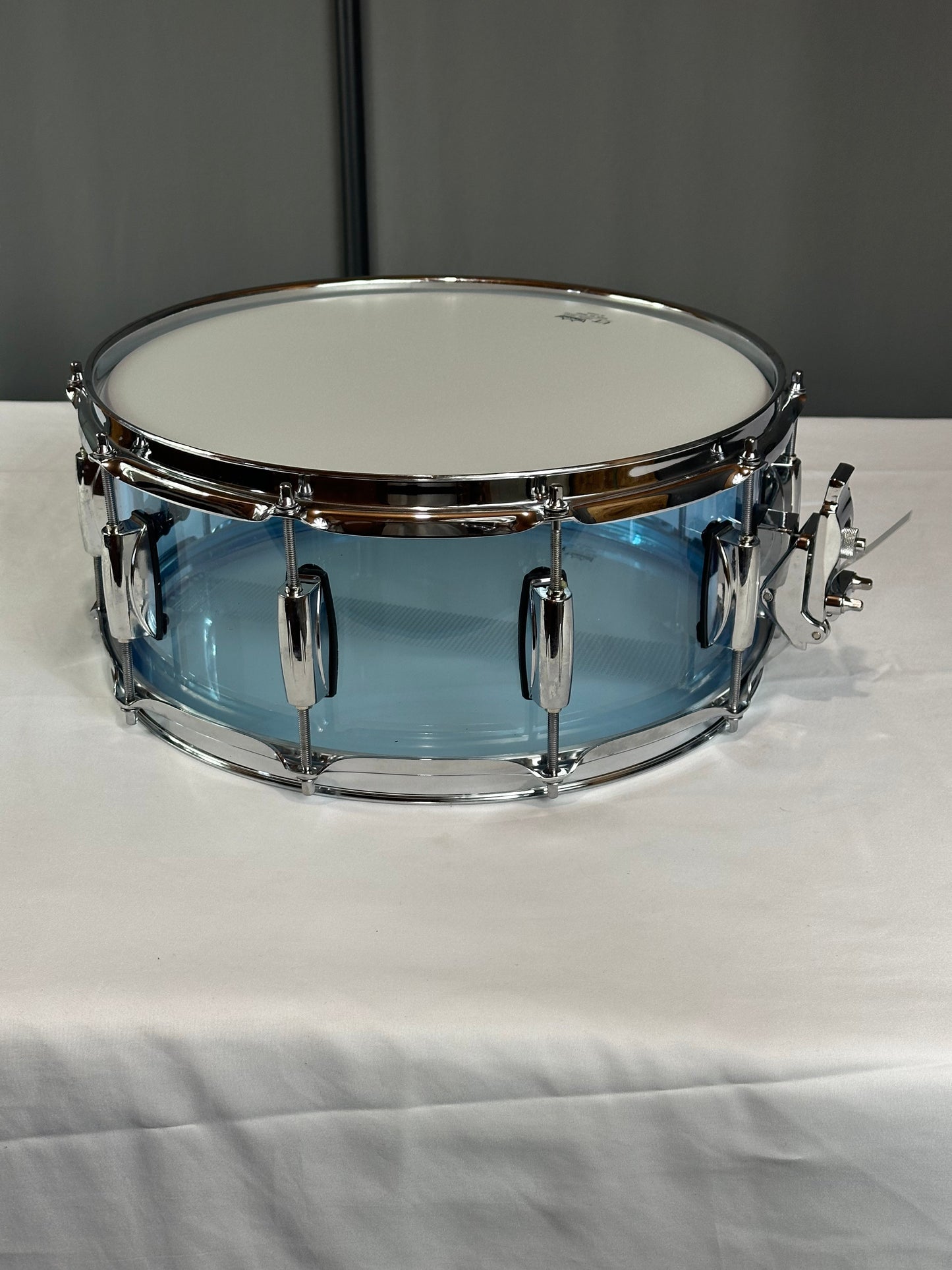Transparent Blue Acrylic Snare Drum SD14x6-TB