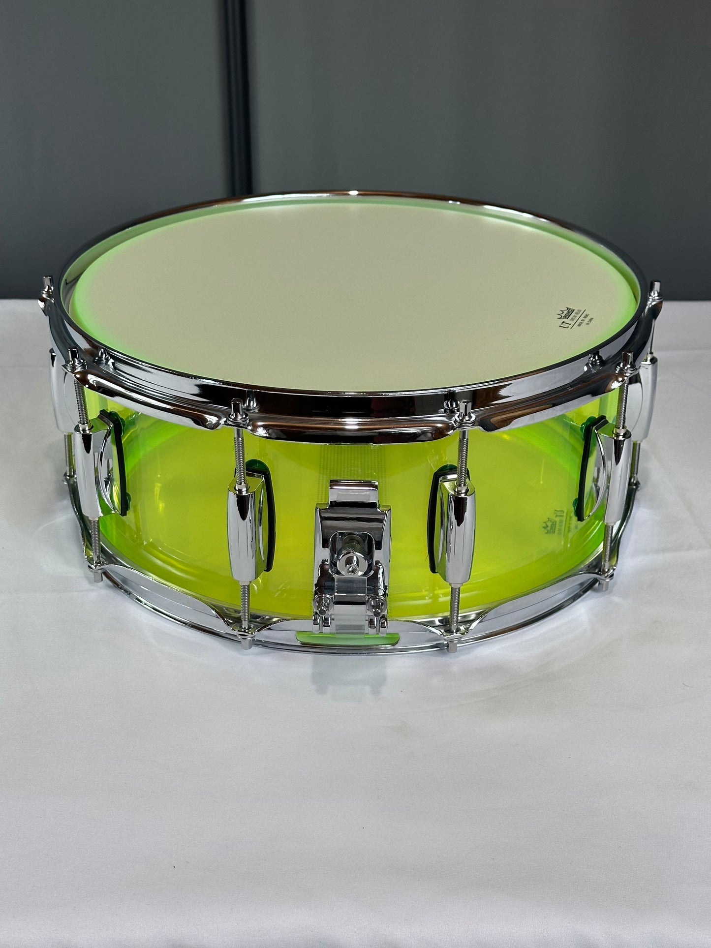Fluorescent Green Acrylic Snare Drum SD14x6-FG
