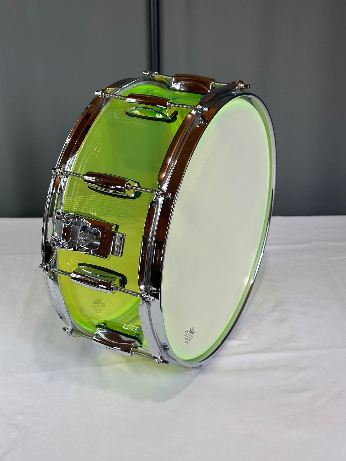 Fluorescent Green Acrylic Snare Drum SD14x6-FG