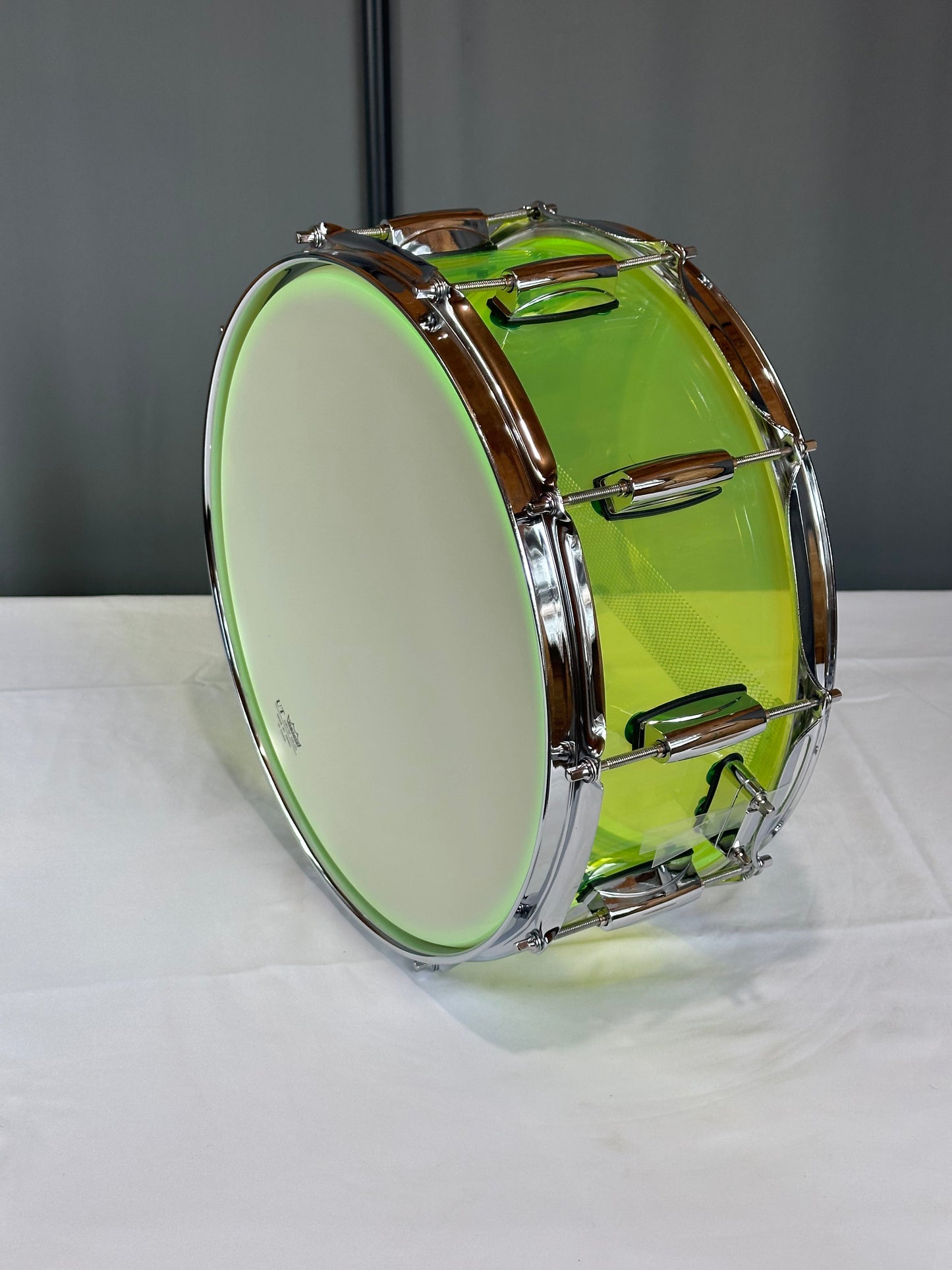 Fluorescent Green Acrylic Snare Drum SD14x6-FG