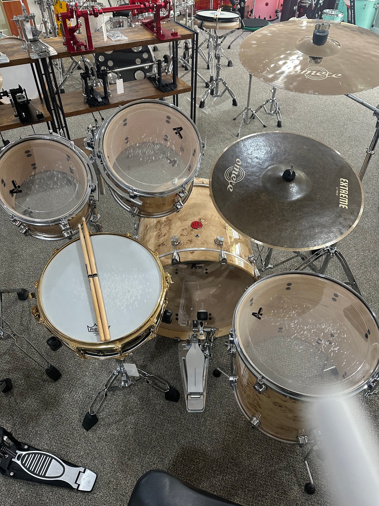 Natural Mappa Burl Veneer Shell Pack