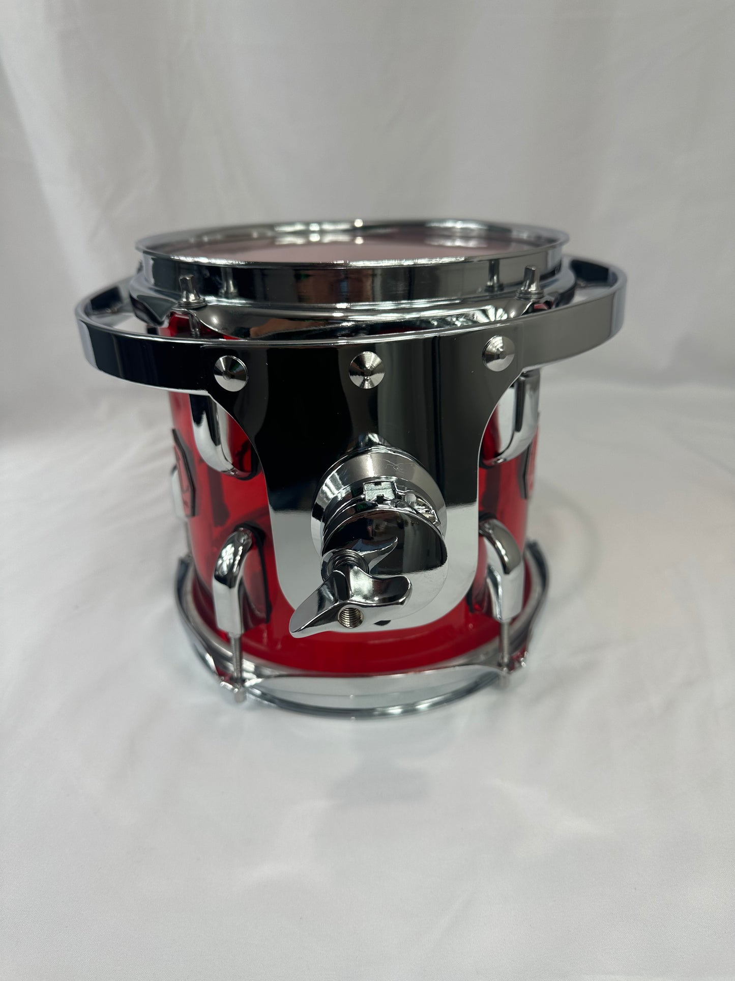 Red Seamless Acrylic 8"x8" - Tom Drum