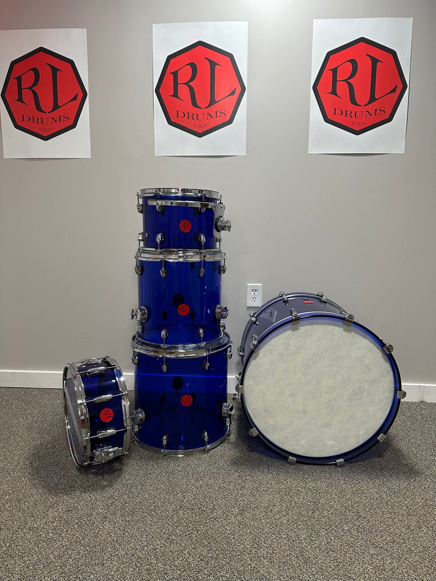 Navy Blue Acrylic Shell Pack