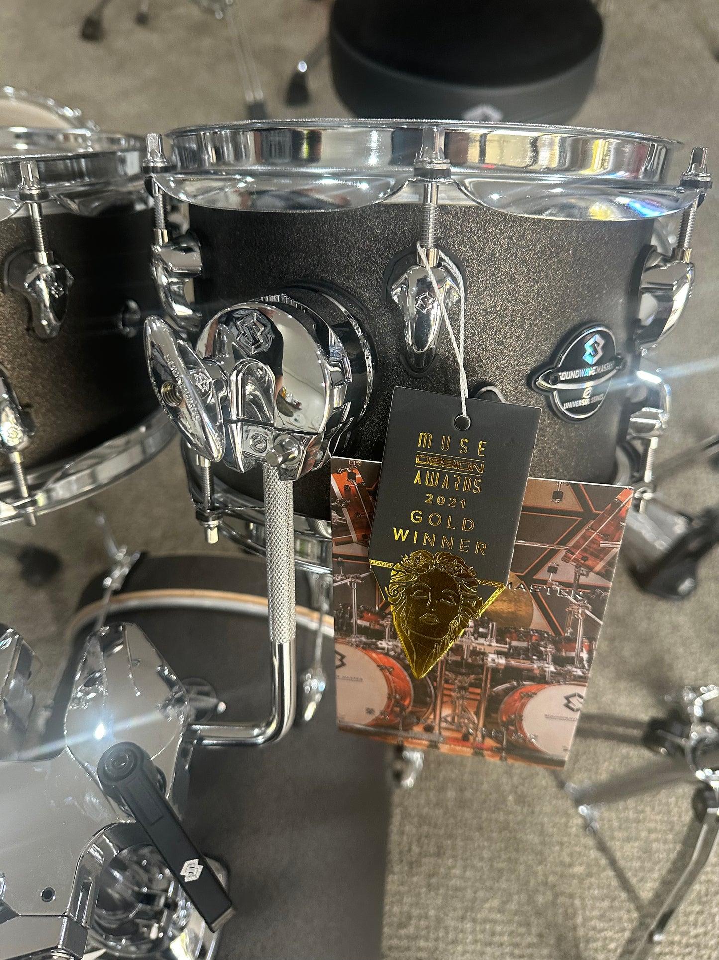 SOUNDWAVE MASTER GALAXY SERIES TRAVELER MINI DARK NIGHT DIAMOND DRUM KIT