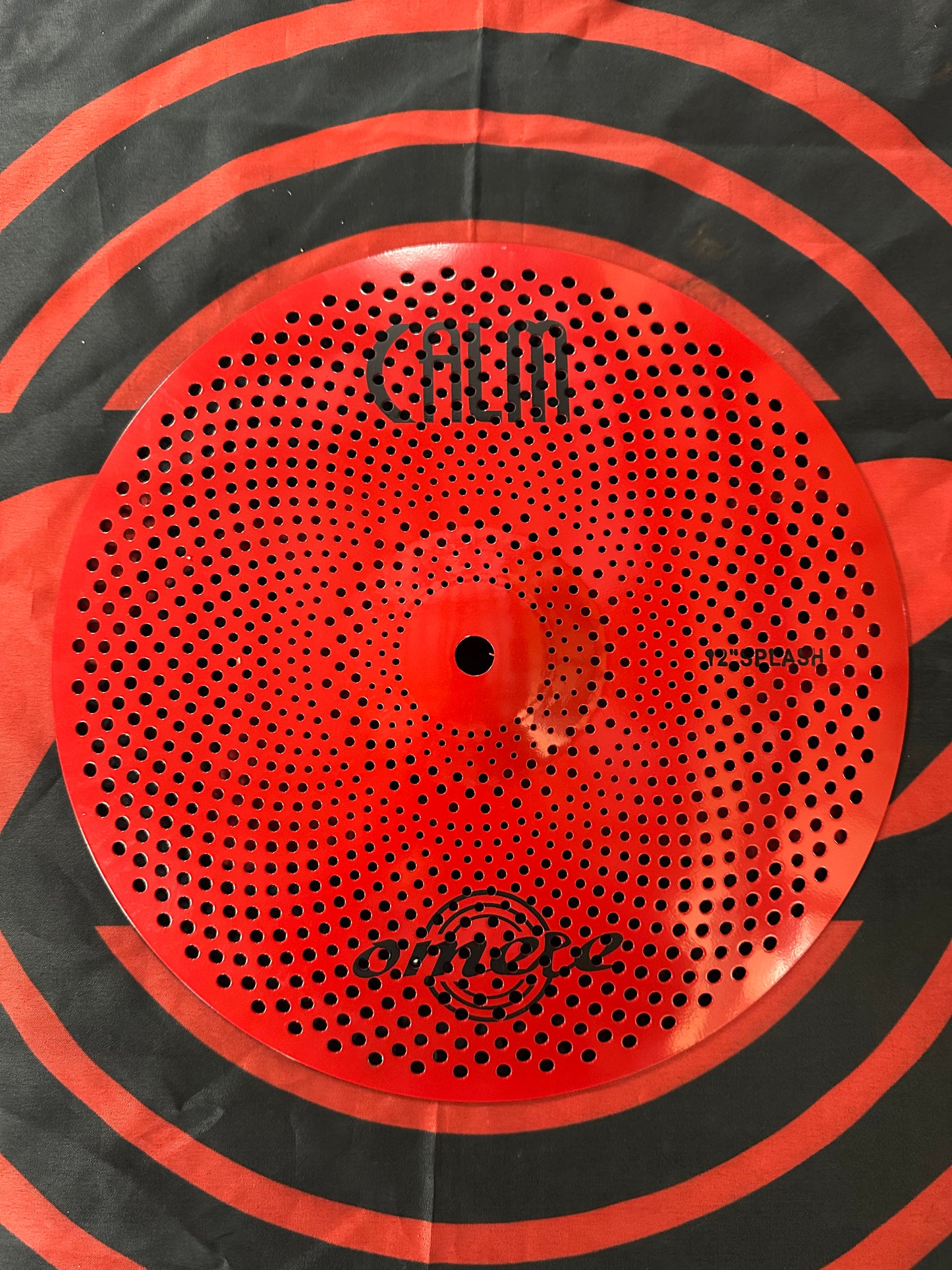 Omete Calm Series Low Volume Splash Cymbals - Red