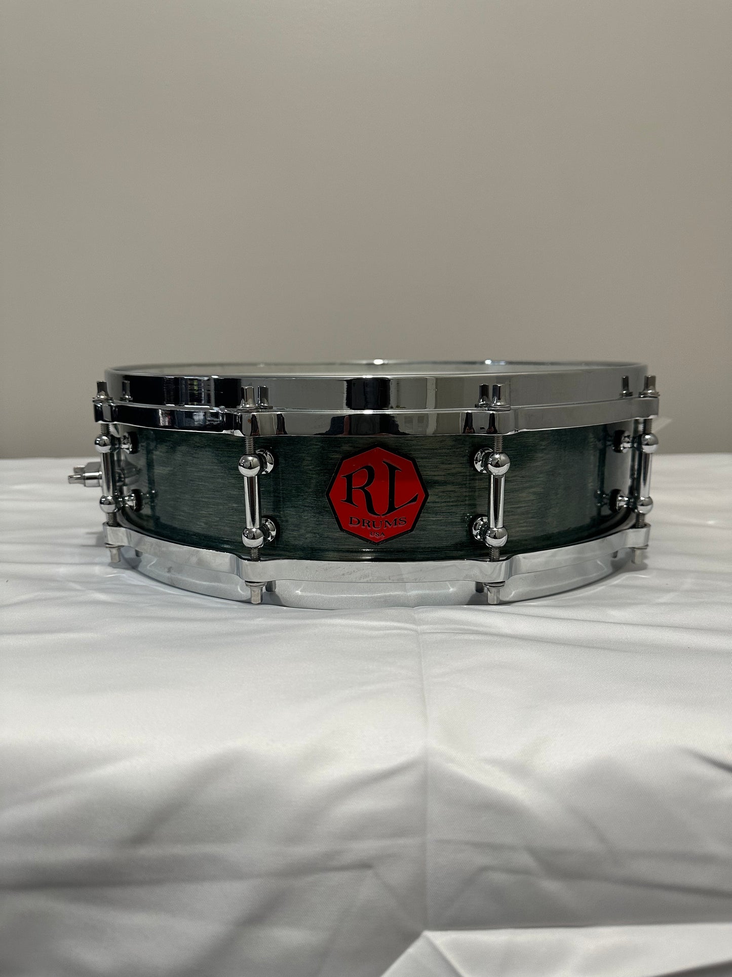 Green Swirl Birch Piccolo Drum GSBPSD