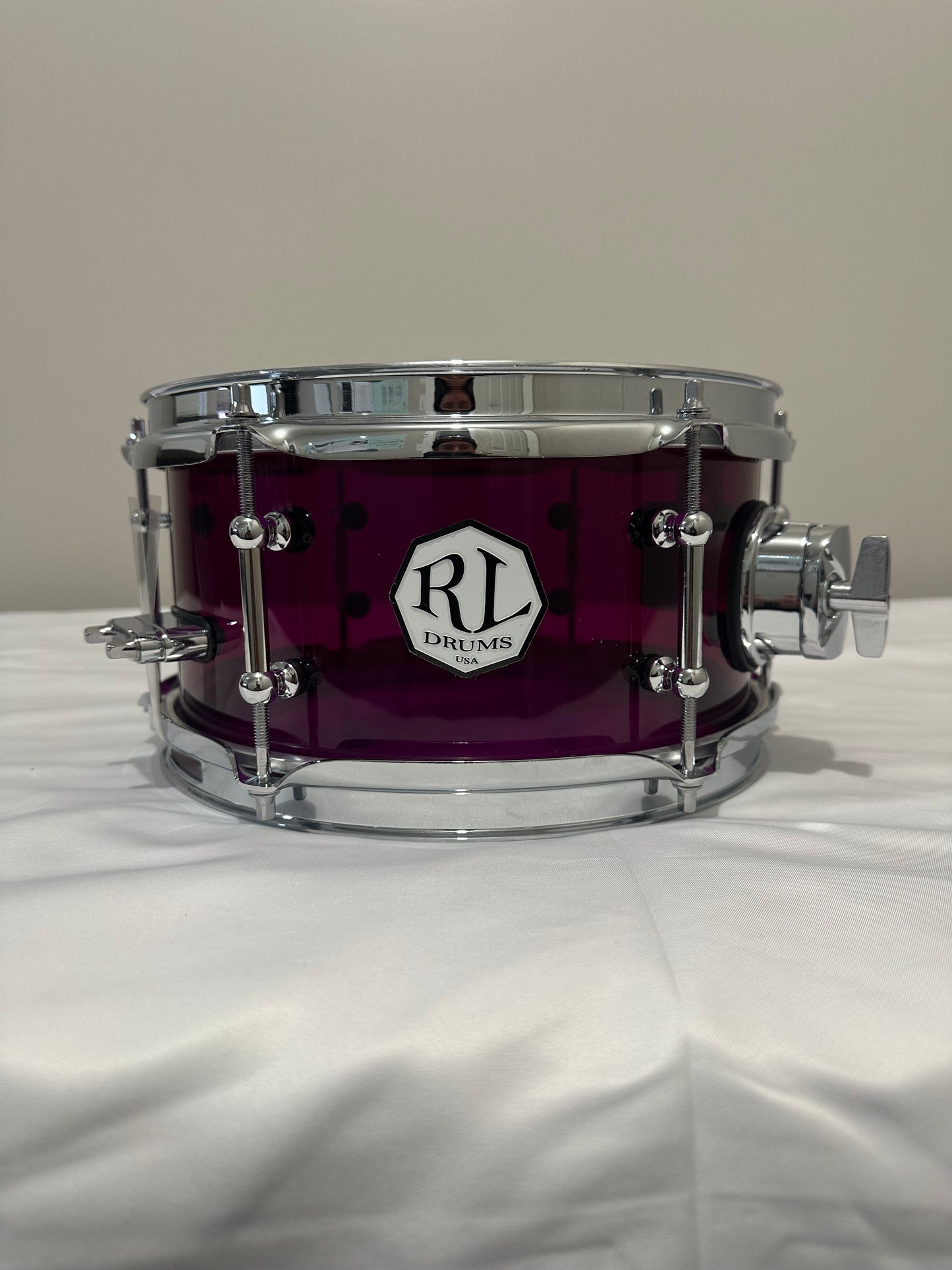 Purple Acrylic Snare Drum RLPASD10-5