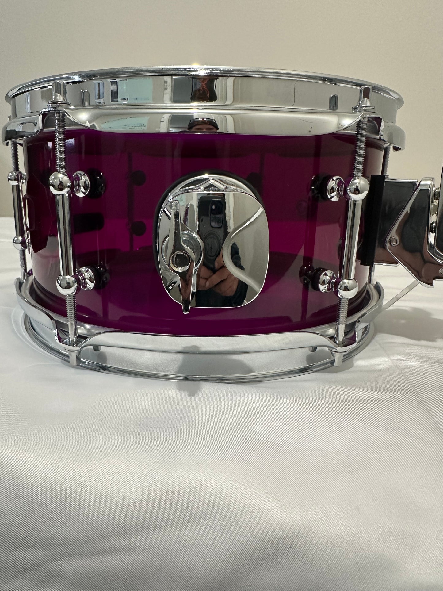 Purple Acrylic Snare Drum RLPASD10-5