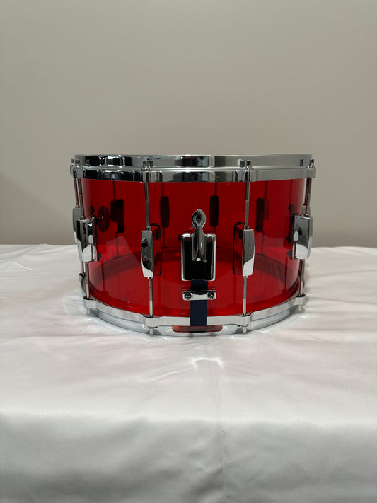Red Seamless Acrylic 14"x8" -Snare Drum