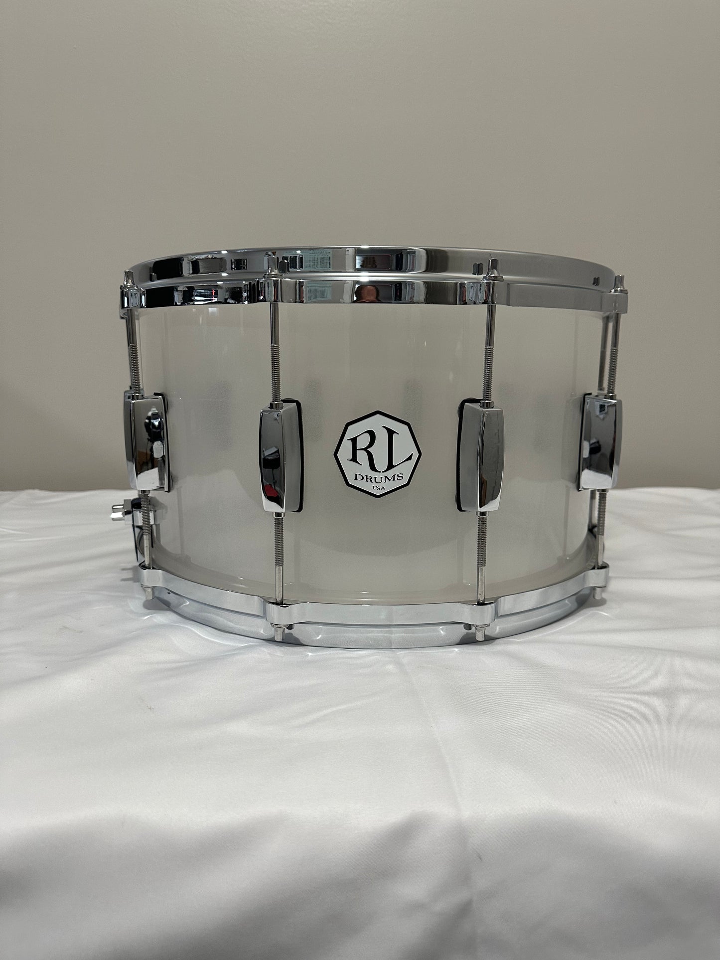 Frost White Seamless Acrylic 14"x8" -Snare Drum