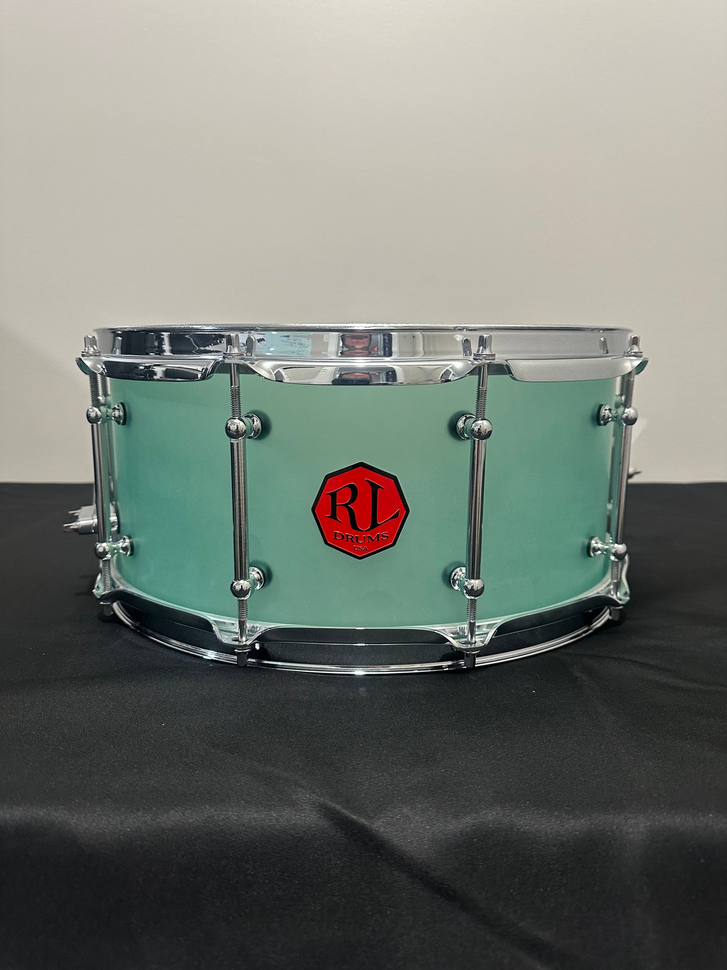 Frosted Green Acrylic Snare Drum ASD-14x6.5-FG