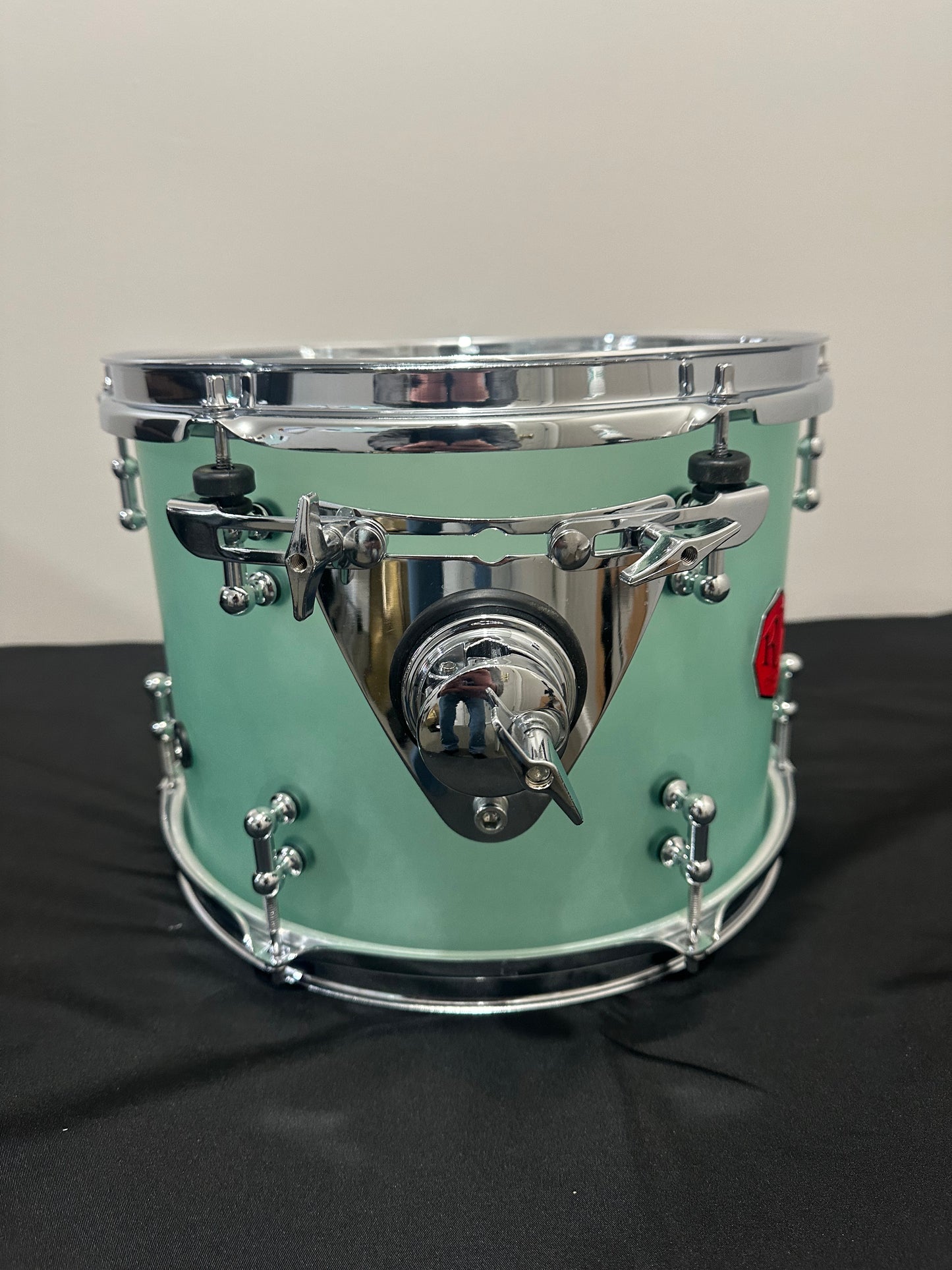 Frosted Green Seamless Acrylic 10"x8" Tom Drum