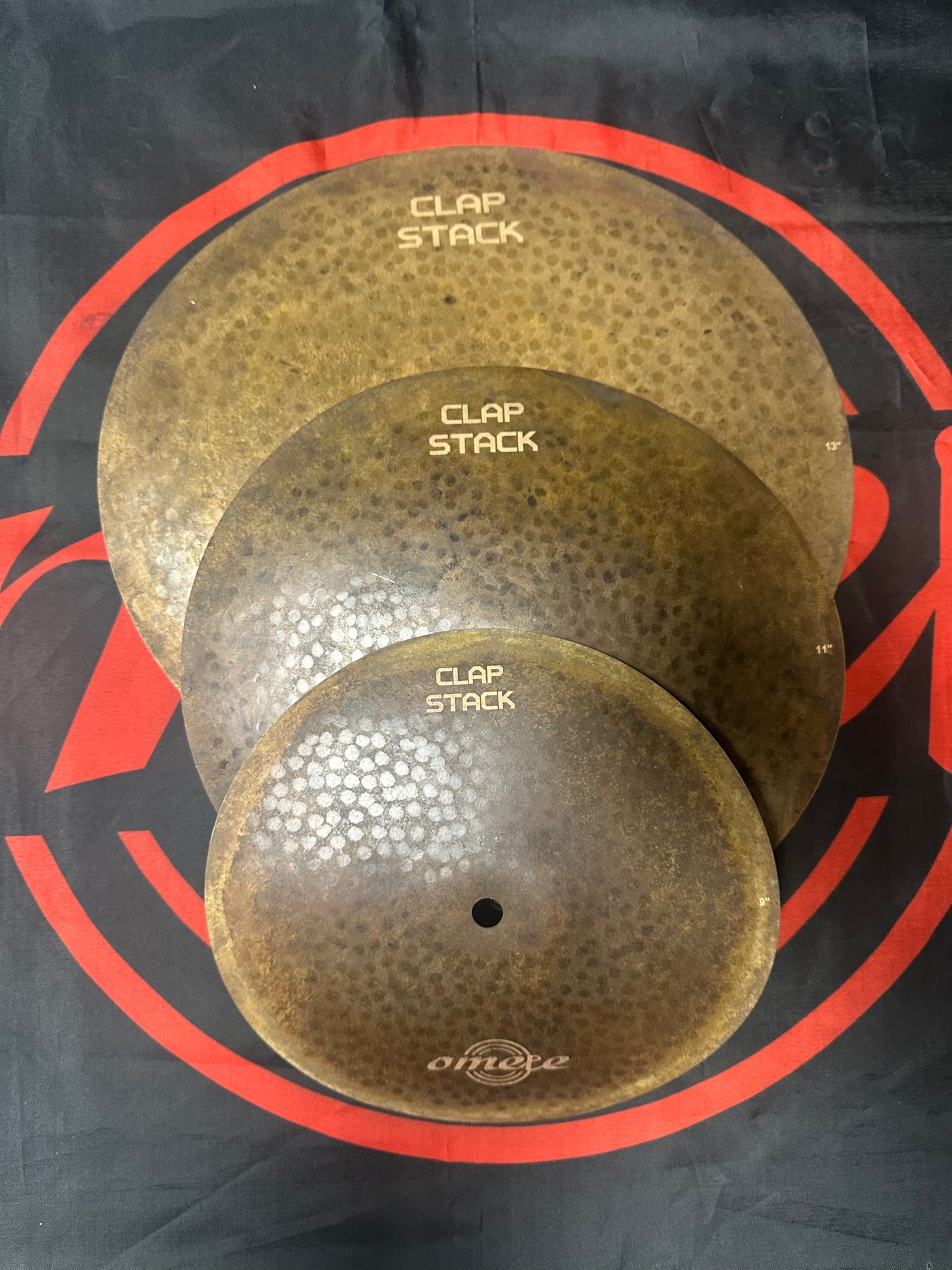 Omete Cymbals - Clap stack - 3 Pack ( 9”,11”,13”)