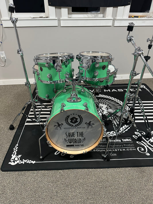 SOUNDWAVE MASTER MINI MASTER SEAFOAM DRUM KIT