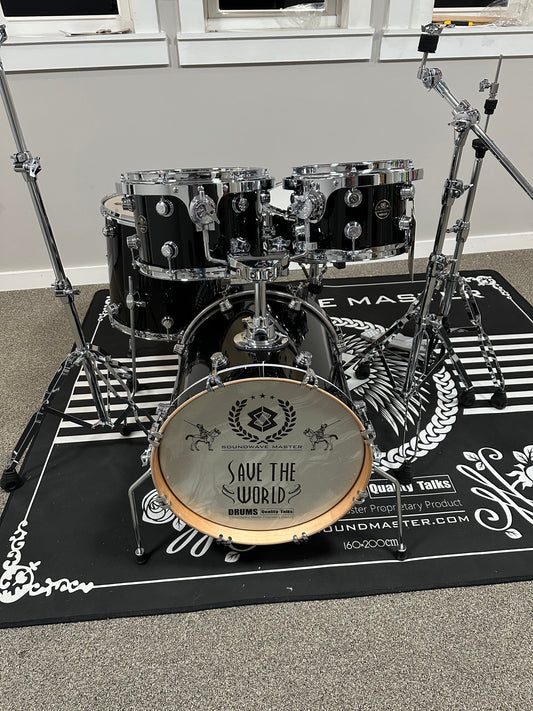 SOUNDWAVE MASTER MINI MASTER BLACK METAL DRUM KIT