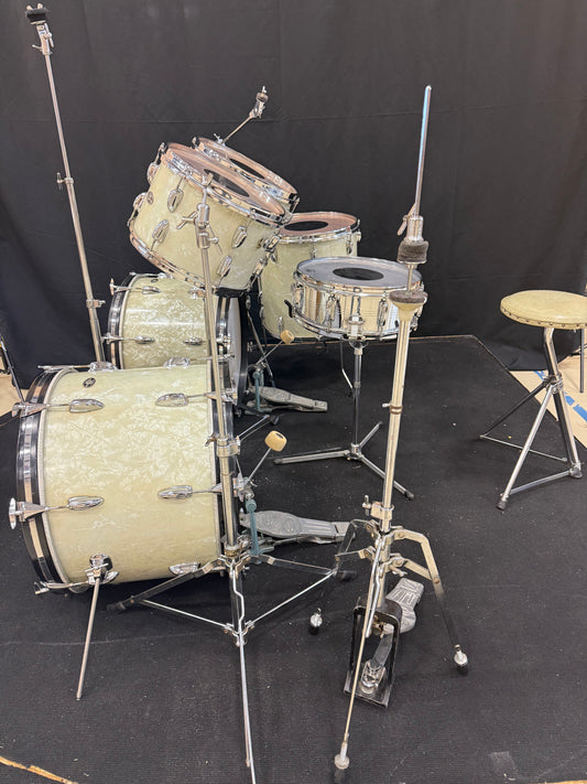 Vintage 70'S Slingerland 6 Piece Drum Set with Hardware