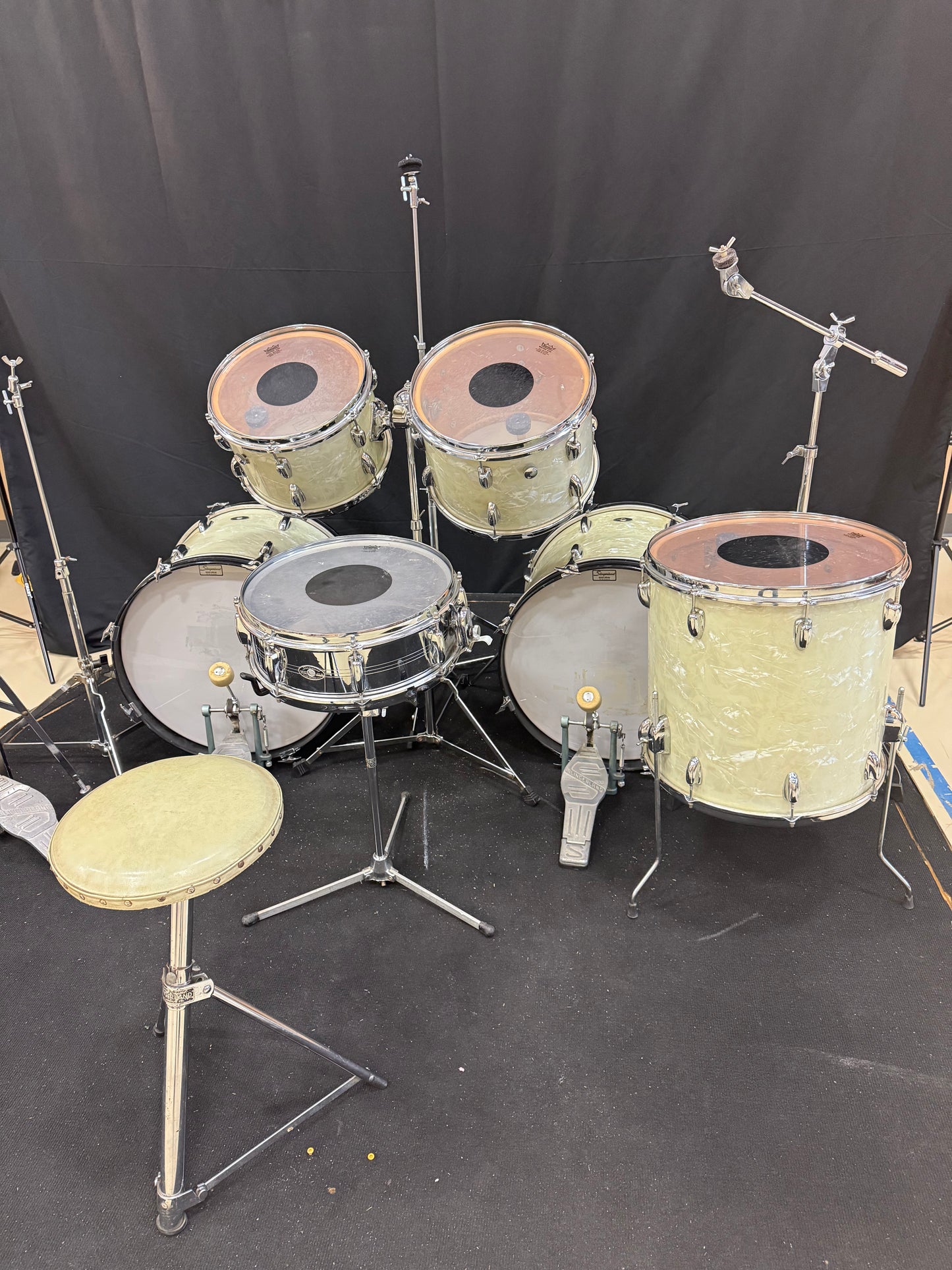 Vintage 70'S Slingerland 6 Piece Drum Set with Hardware