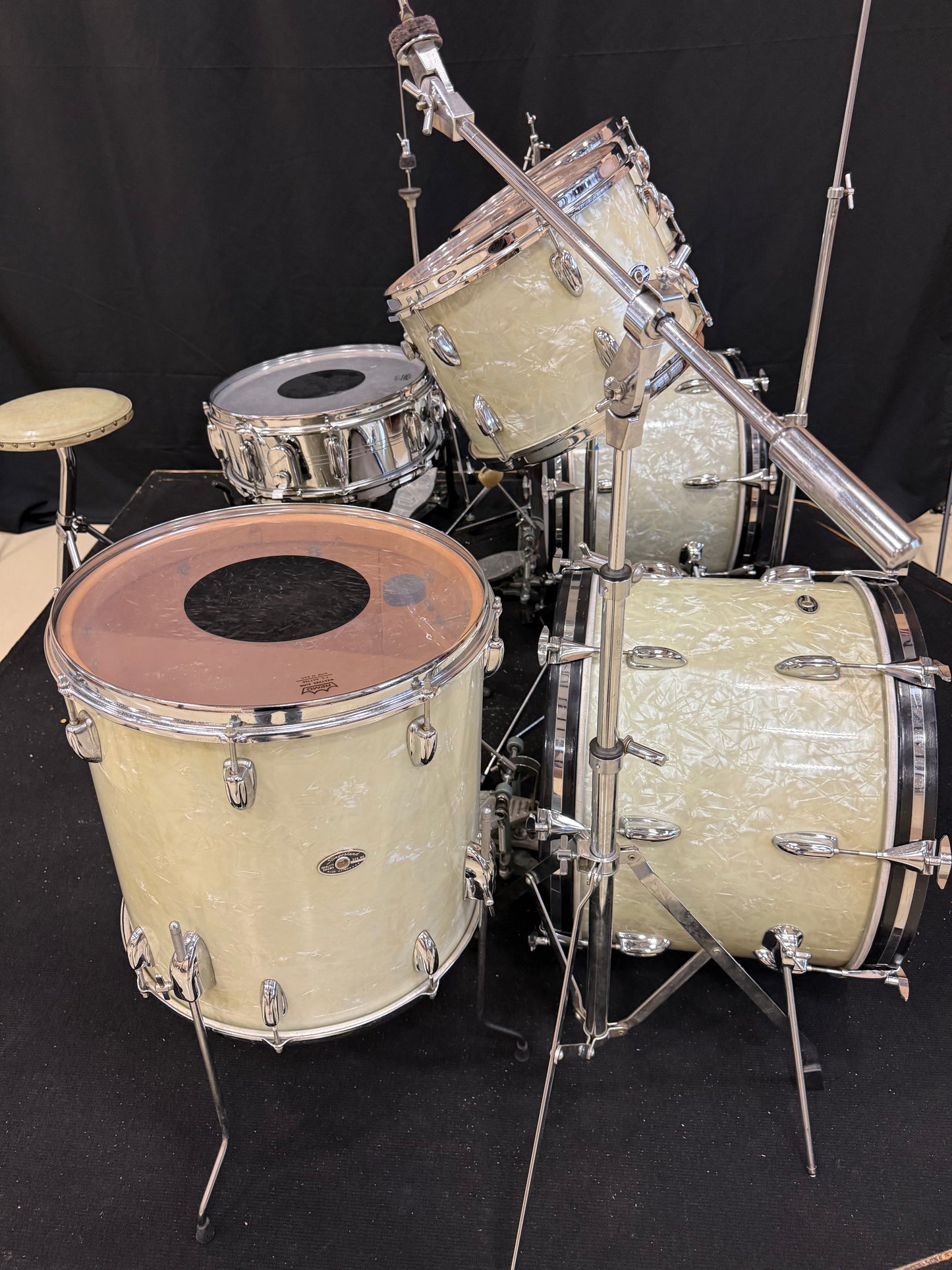 Vintage 70'S Slingerland 6 Piece Drum Set with Hardware