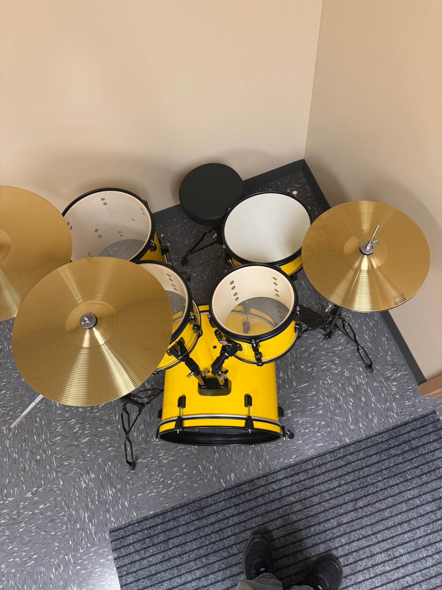 YOUTH DRUM KIT-YELLOW