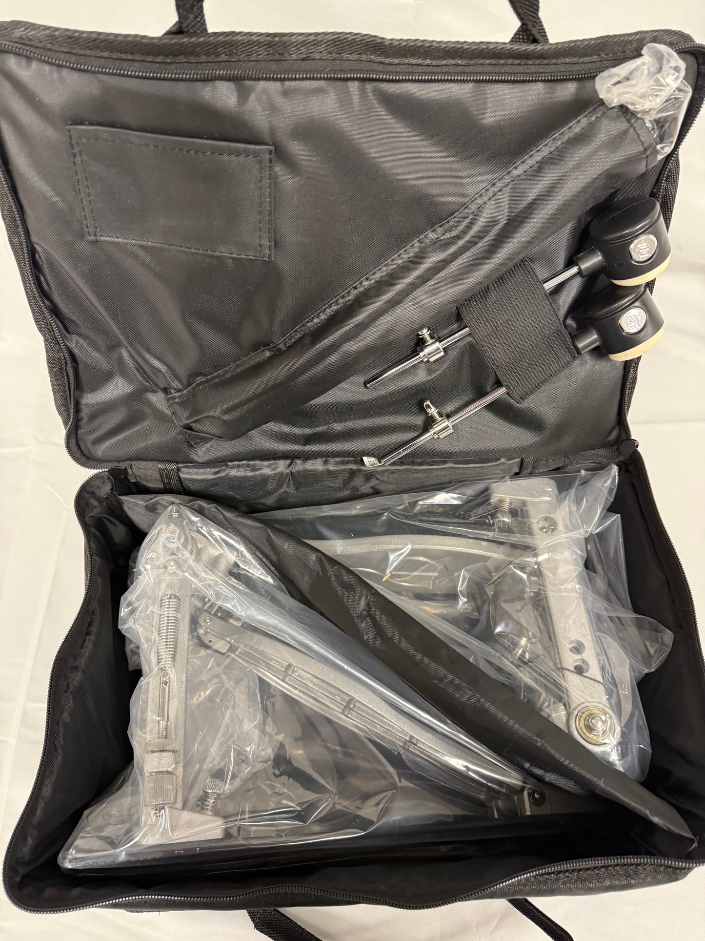 SOUNDWAVE MASTER GALAXY-V2 DOUBLE BASS PEDAL -BLACK BASE