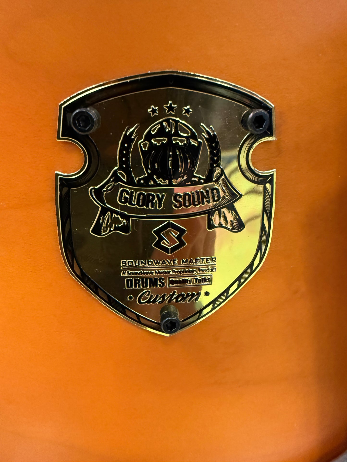 SOUNDWAVE MASTER GLORY SOUND CUSTOM MAPLE DRUM KIT with WOOD HOOPS