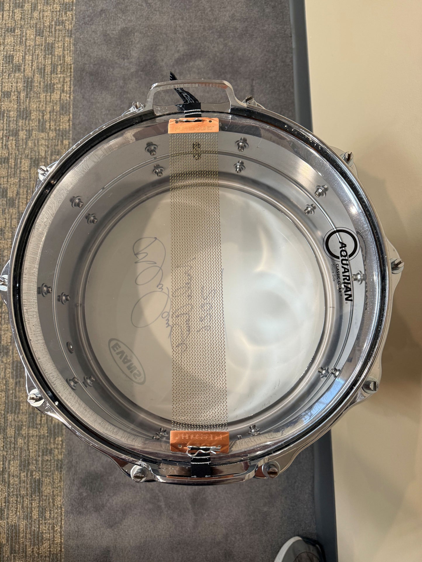 Vintage Sonor Phonic Steel Snare Drum – 14x6.5 – Made in Germany