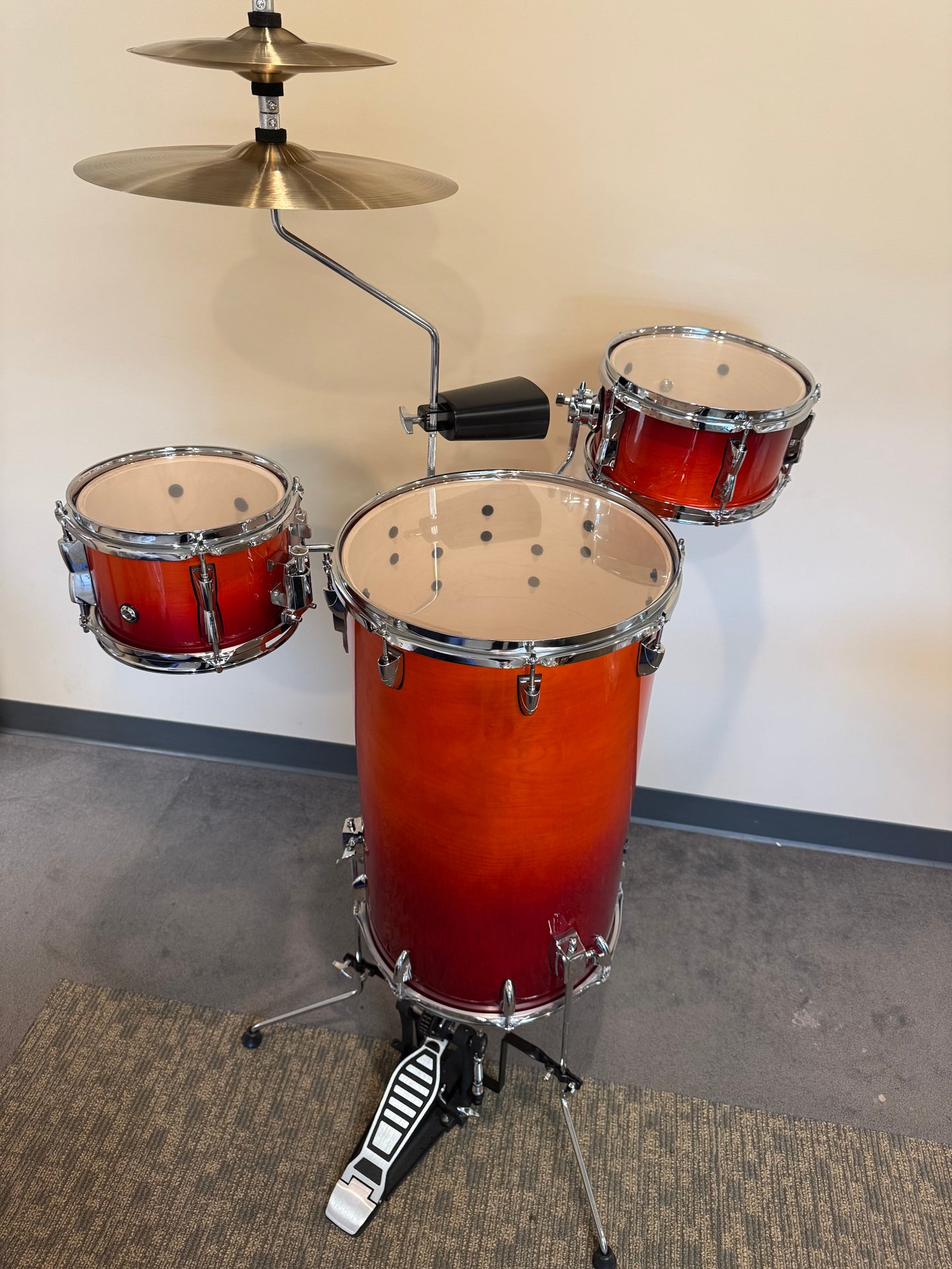 Orange Burst Birch Cocktail Drum Set -JBM0201
