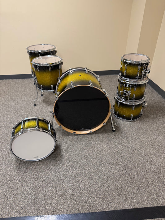 Golden Fade Sparkle Birch Shell Pack - Performer 100A