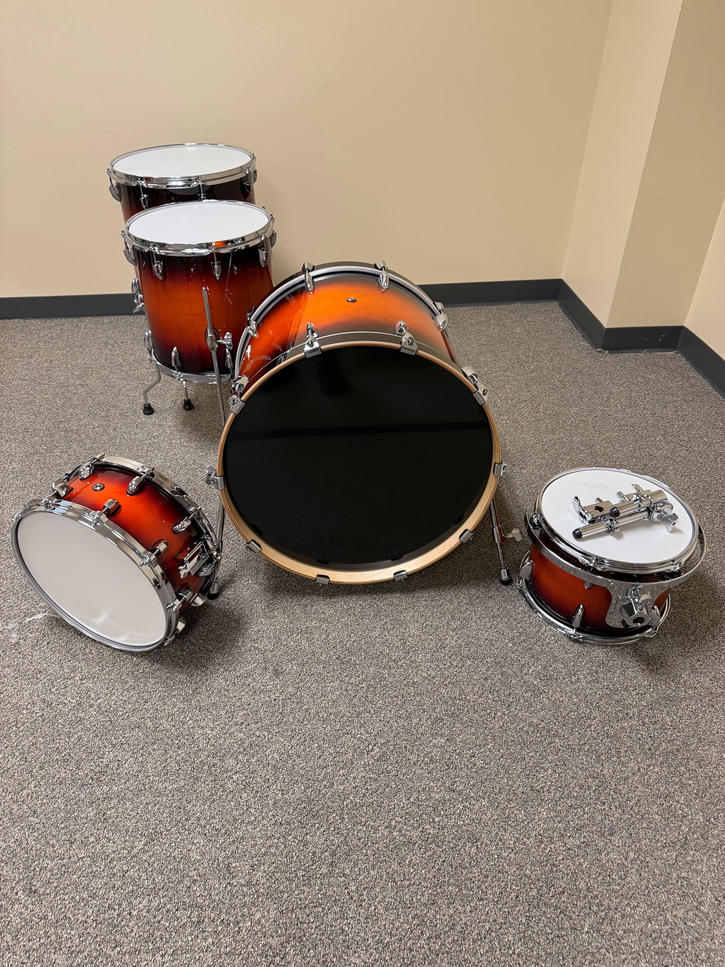 Orange Sunburst Fade Birch Shell Pack-JBM0063