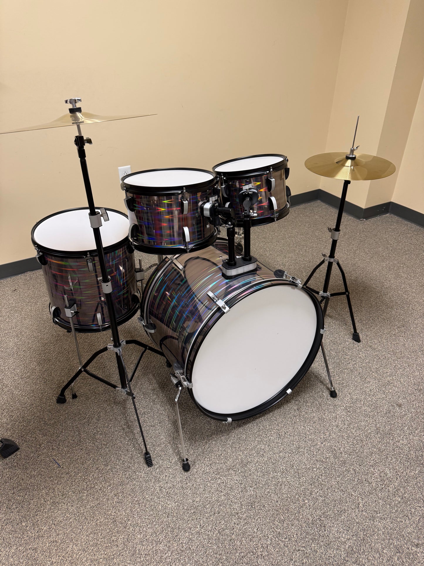 Rainbow Silver Poplar Drum Set -SP525T