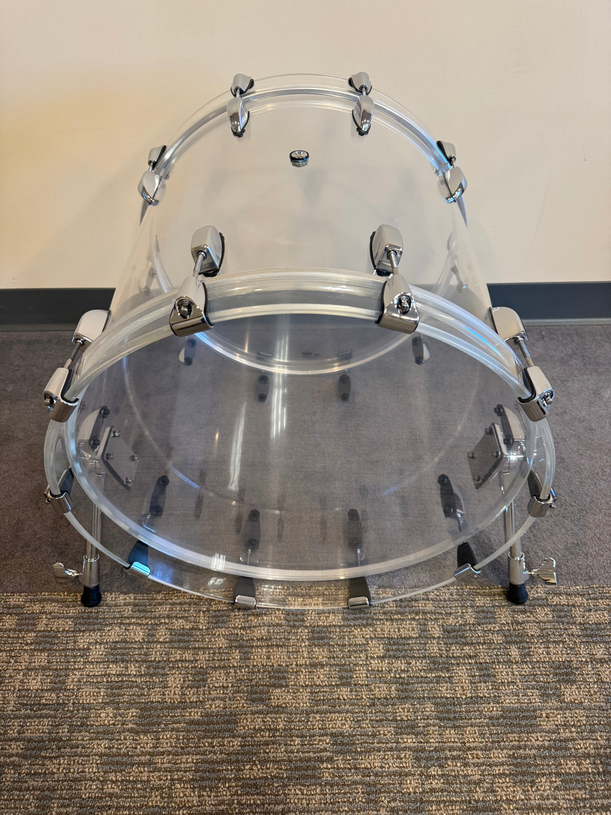 Clear Seamless Acrylic 20"x18" - Bass Drum- JB-CA20-18BD