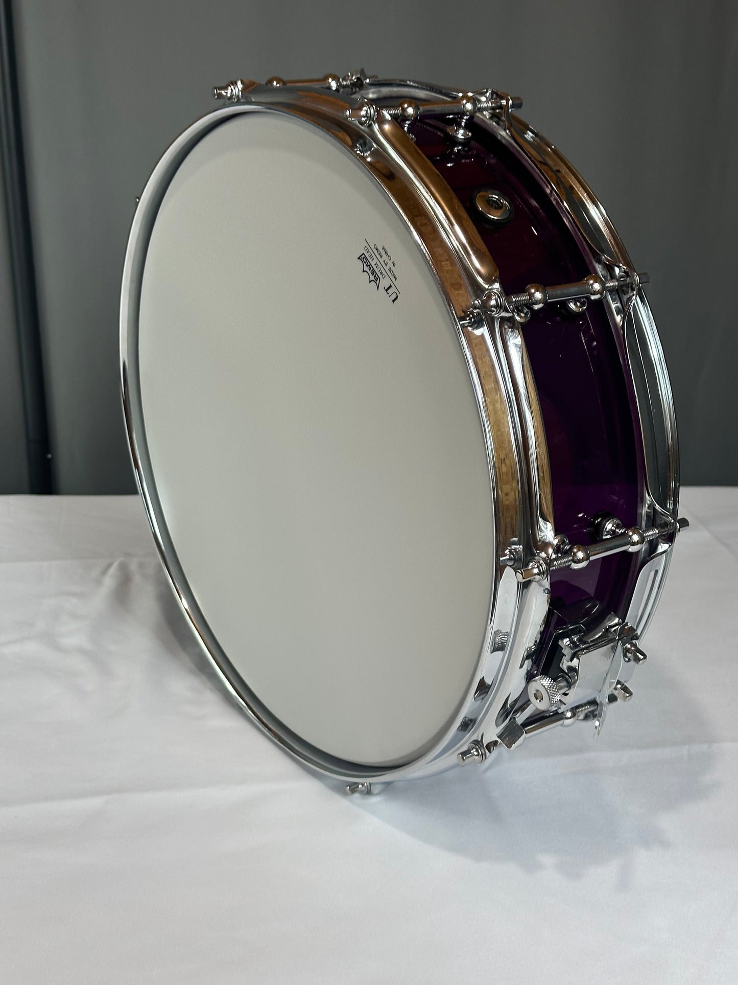 Purple Acrylic Piccolo Drum SD14x4-P