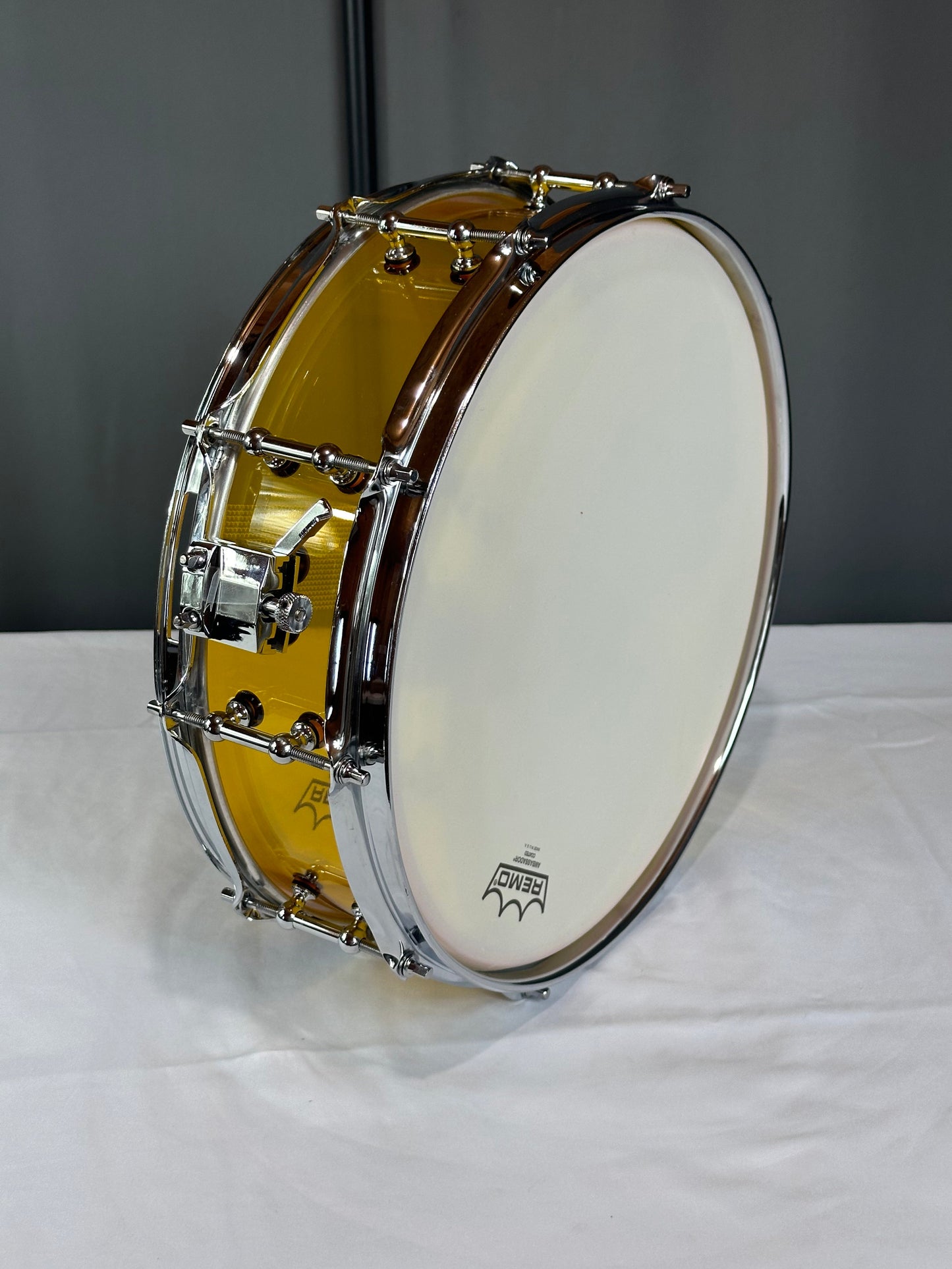 Amber Acrylic Piccolo Drum ASD-14x4-A