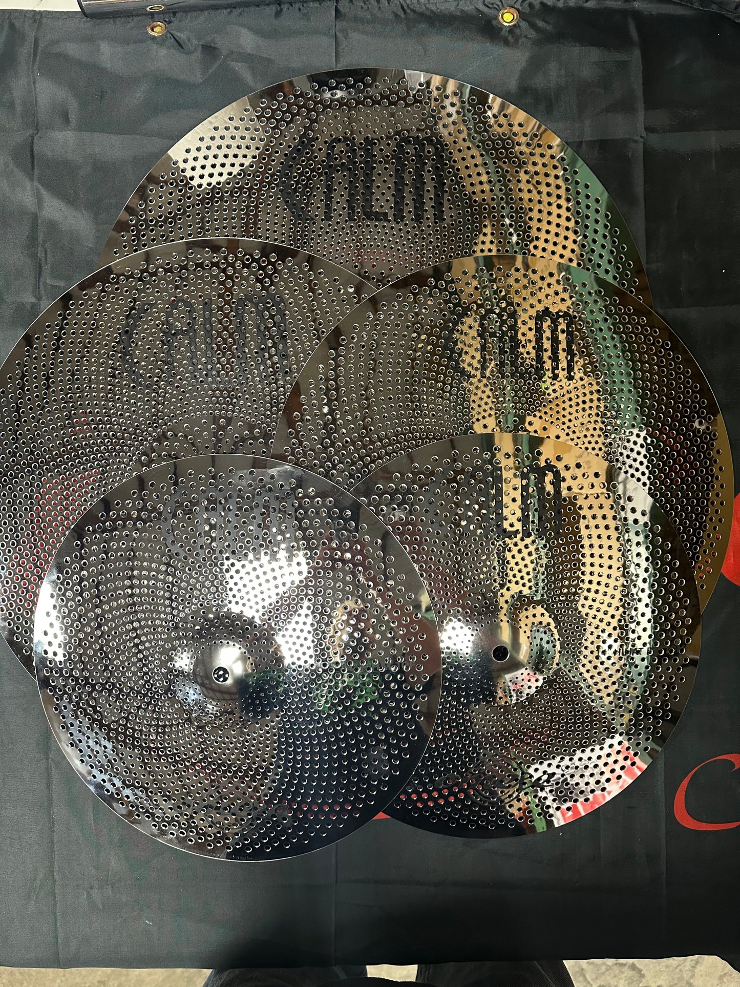 OMETE CALM SERIES LOW VOLUME CYMBALS - SILVER - 5 PACK