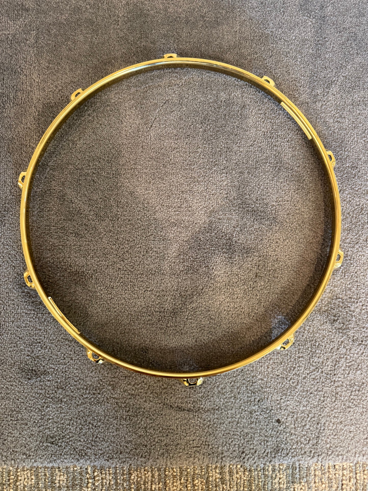 Triple Flange Gold Hoop 14" Snare Side