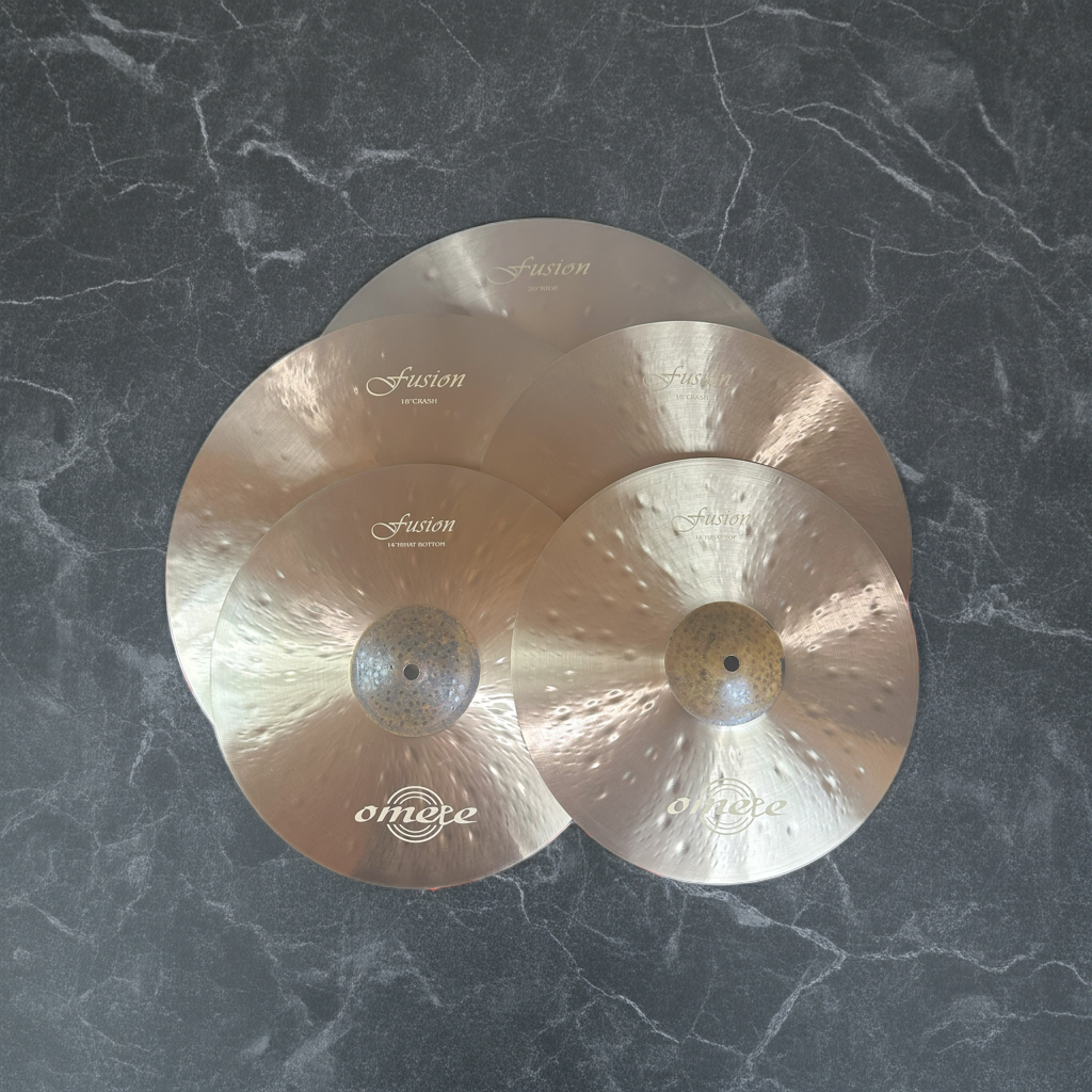 Omete Fusion Series Cymbals - 5 Pack – RL Drums Omete Fusion Series Cymbals - 5 Pack – RL Drums