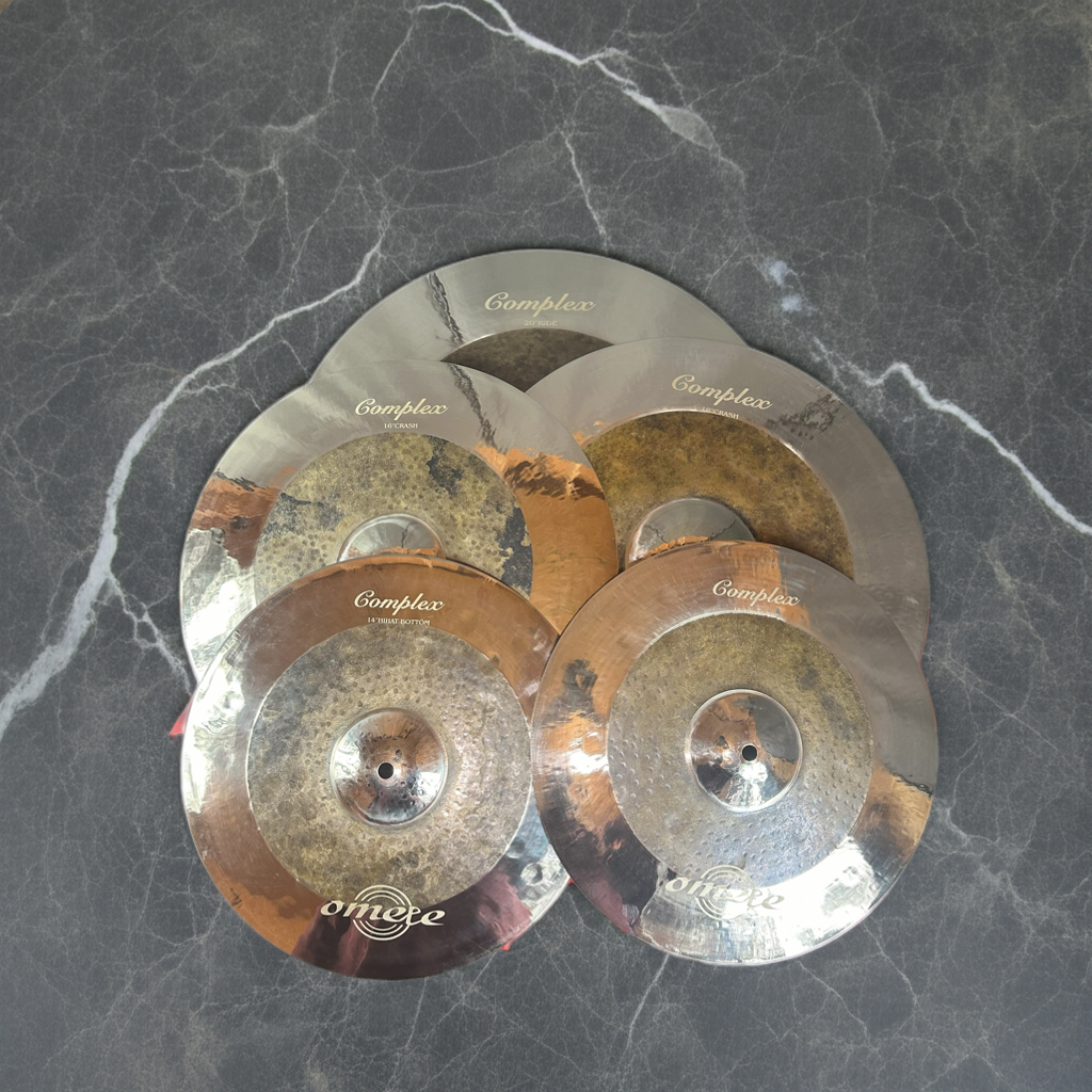 Omete Complex Series Cymbals - 5 Pack – RL Drums Omete Complex Series Cymbals - 5 Pack – RL Drums