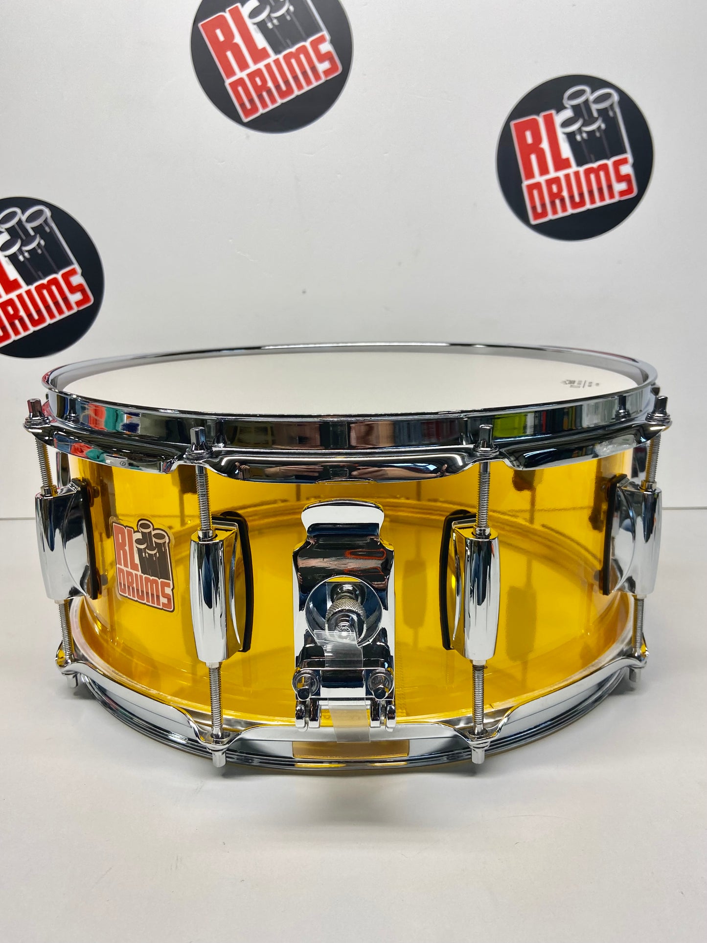 Amber Acrylic Snare Drum