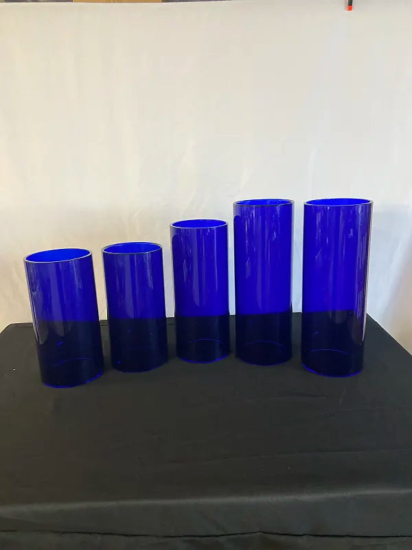 Navy Blue Acrylic Octoban Shell - 5 Pack (6”x12",12",14",16",16")